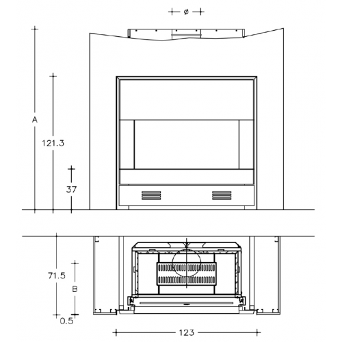 Каминная облицовка Piazzetta Portici_1 Каминная облицовка Piazzetta Portici_1