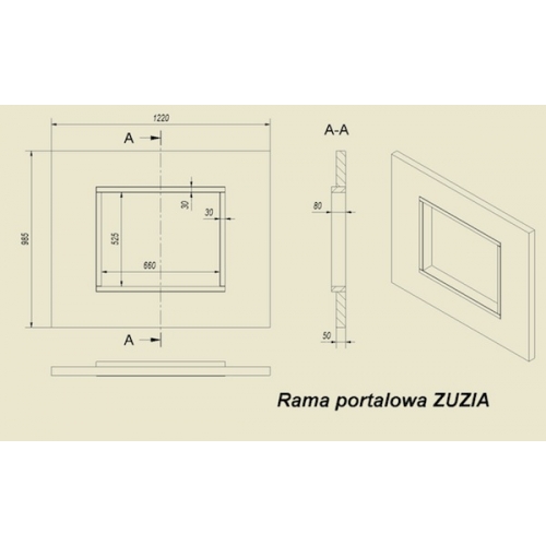 Каминный портал Kratki Zebrano (зебра светлая) для топок Zuzia, Eryk_1 Каминный портал Kratki Zebrano (зебра светлая) для топок Zuzia, Eryk_1
