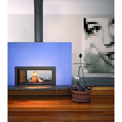 Каминная топка Totem Recto Horizon 1000 Verso Battant_1 Каминная топка Totem Recto Horizon 1000 Verso Battant_1