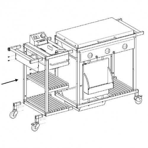 Газовый гриль Palazzetti Mr. Chef, модуль «Фритюрница»_3 Газовый гриль Palazzetti Mr. Chef, модуль «Фритюрница»_3