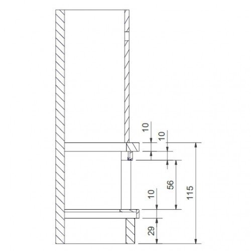 Каминная облицовка Fugar F-284, левая_1 Каминная облицовка Fugar F-284, левая_1