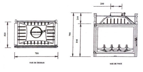 Каминная топка Fabrilor Deco 795 DO_1 Каминная топка Fabrilor Deco 795 DO_1