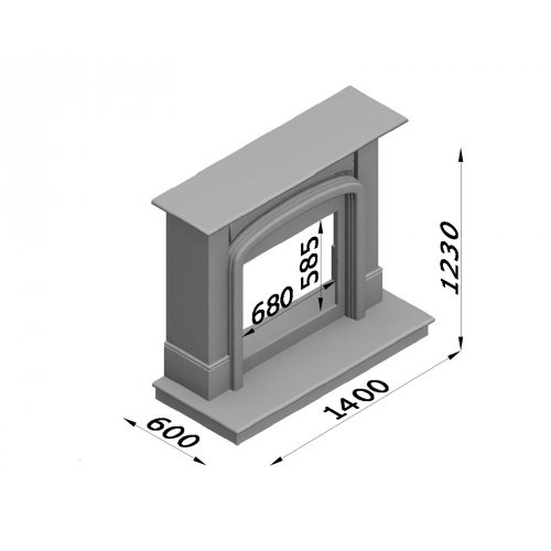 Каминная облицовка Glivi Венеция_1 Каминная облицовка Glivi Венеция_1