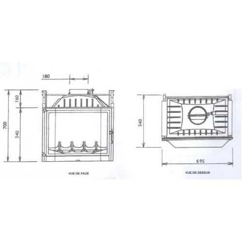 Каминная топка Fabrilor Deco 740_1 Каминная топка Fabrilor Deco 740_1