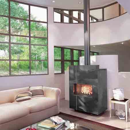 Печь-камин XS03 Brut, не окрашенный (Axis)_0 Печь-камин XS03 Brut, не окрашенный (Axis)_0