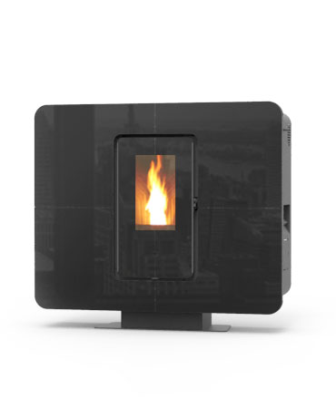 Пеллетный камин THERMOROSSI SLIMQUADRO IDRA 14_2 Пеллетный камин THERMOROSSI SLIMQUADRO IDRA 14_2