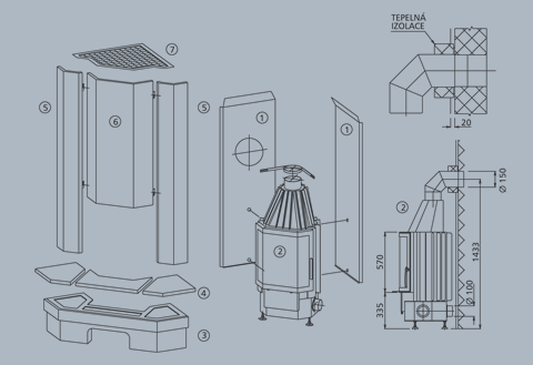 Derby Klasik угловой (гранит парадизо)_2 Derby Klasik угловой (гранит парадизо)_2