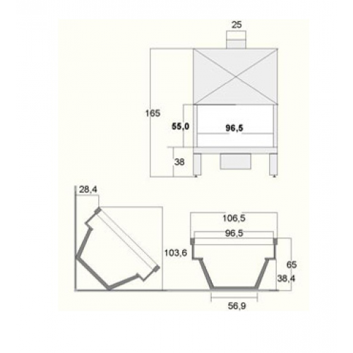 Каминная топка Grilli Caminetti AF 2000 C-VT 106_1 Каминная топка Grilli Caminetti AF 2000 C-VT 106_1