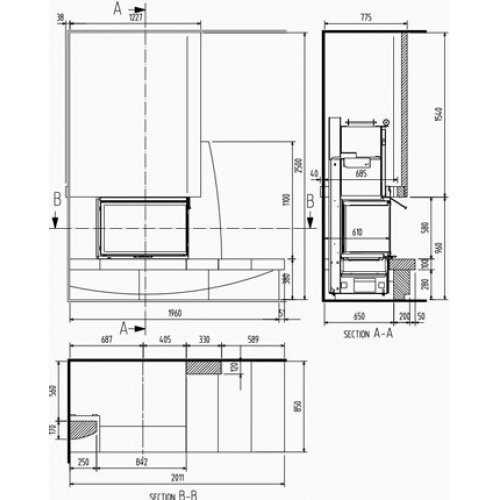 Каминная облицовка Richard Le Droff Cyniade_1 Каминная облицовка Richard Le Droff Cyniade_1