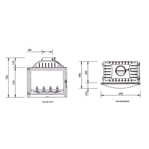 Каминная топка Fabrilor Deco 855 DO BR_1 Каминная топка Fabrilor Deco 855 DO BR_1