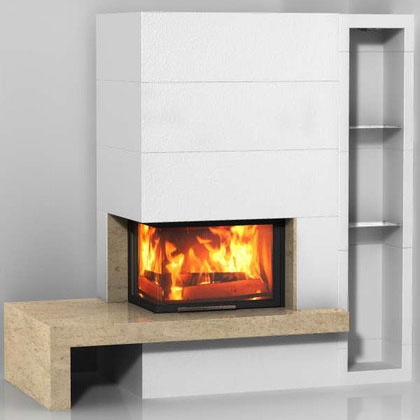 Камин Studio 12/45.10.0 B MC с банкетой (Hark)_0 Камин Studio 12/45.10.0 B MC с банкетой (Hark)_0