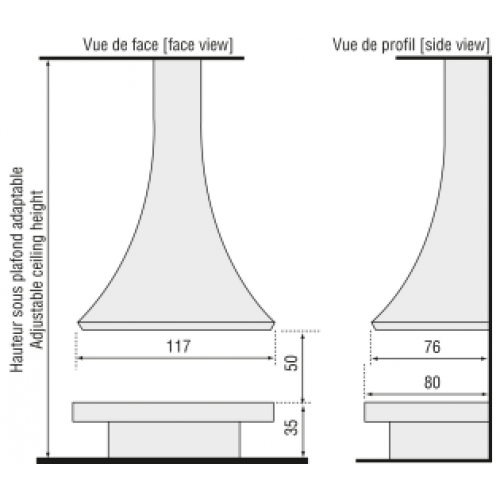 Камин JC Bordelet Julietta 985 Murale_1 Камин JC Bordelet Julietta 985 Murale_1