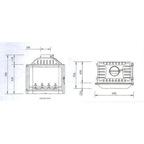 Каминная топка Fabrilor Deco 740 BR_1 Каминная топка Fabrilor Deco 740 BR_1