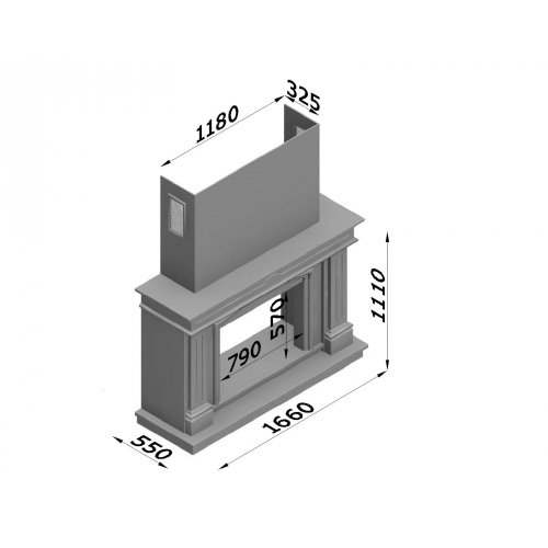 Каминная облицовка Glivi Палаццо_1 Каминная облицовка Glivi Палаццо_1