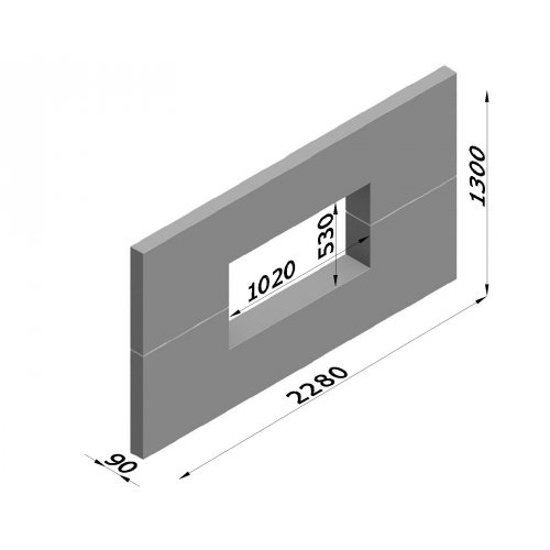 Каминная облицовка Glivi Рудбекия_1 Каминная облицовка Glivi Рудбекия_1