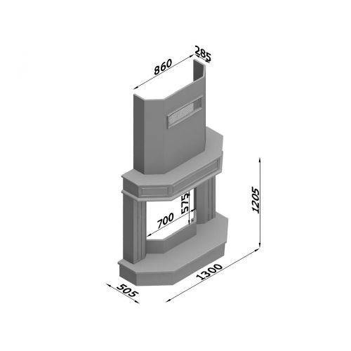Каминная облицовка Glivi Осло_1 Каминная облицовка Glivi Осло_1