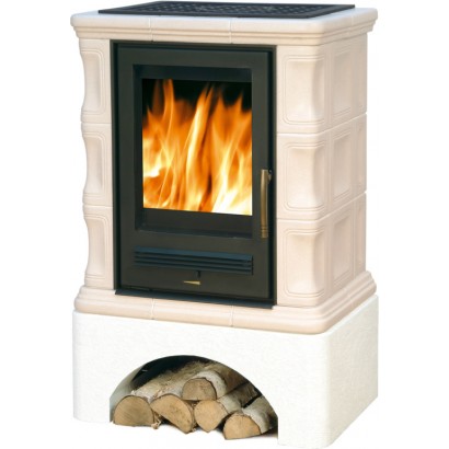 Кафельная печь Regina II белый цоколь_0 Кафельная печь Regina II белый цоколь_0