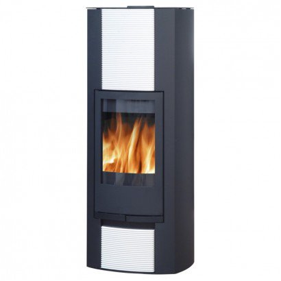 Печь-камин Turku 7 Plus черная сталь_0 Печь-камин Turku 7 Plus черная сталь_0