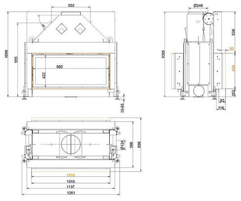 Brunner Architektur-Kamin Tunnel 45/101_1 Brunner Architektur-Kamin Tunnel 45/101_1