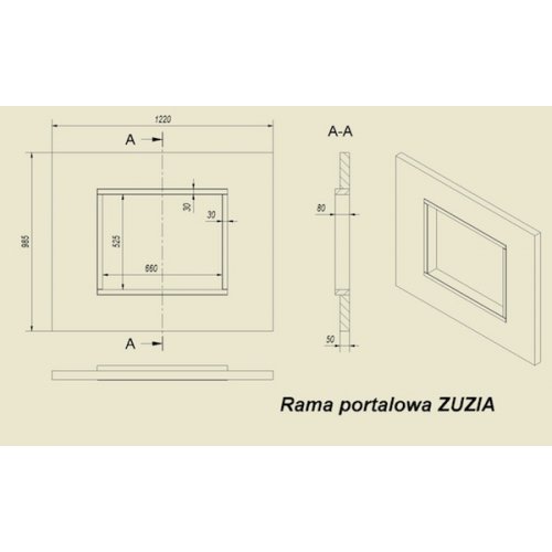 Каминный портал Kratki Zebrano (зебра темная) для топок Zuzia, Eryk_1 Каминный портал Kratki Zebrano (зебра темная) для топок Zuzia, Eryk_1