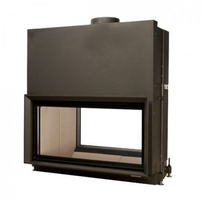 Brunner architektur-kamin tunnel 53/121 lifting, декоративная рама черная_0 Brunner architektur-kamin tunnel 53/121 lifting, декоративная рама черная_0