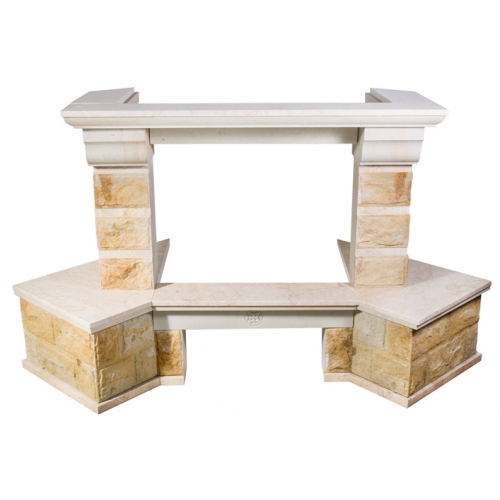 Каминная облицовка MadeIra Darina Cream_1 Каминная облицовка MadeIra Darina Cream_1