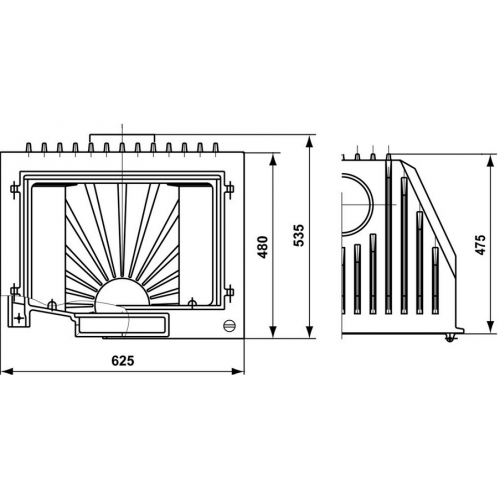 Каминная топка Tarnava Universal Comfort 14_1 Каминная топка Tarnava Universal Comfort 14_1