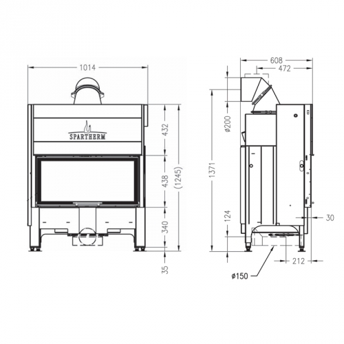 Каминная топка Spartherm Varia Ah 4S_3 Каминная топка Spartherm Varia Ah 4S_3