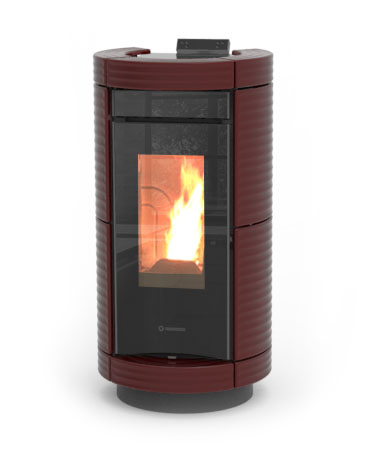 Пеллетный камин воздушный THERMOROSSI DORICA SILENT MAIOLICA 9_2 Пеллетный камин воздушный THERMOROSSI DORICA SILENT MAIOLICA 9_2