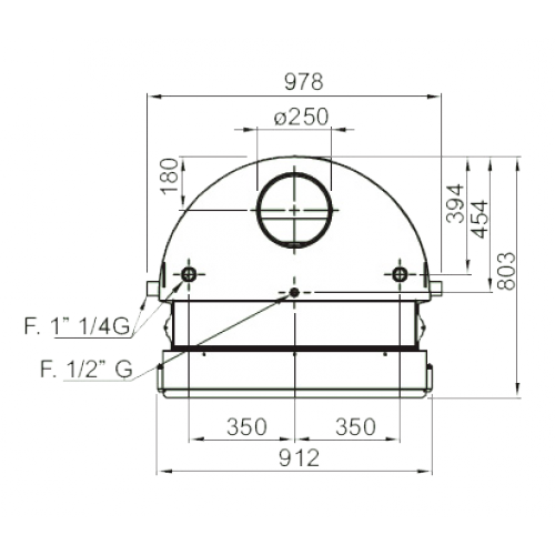 Каминная топка La Nordica TermoCamino 800_1 Каминная топка La Nordica TermoCamino 800_1