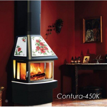 Contura 450 т, изразец. с телескопическим кожухом._0 Contura 450 т, изразец. с телескопическим кожухом._0