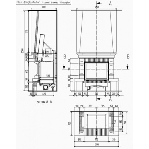 Каминная облицовка Richard Le Droff Mazelle_1 Каминная облицовка Richard Le Droff Mazelle_1