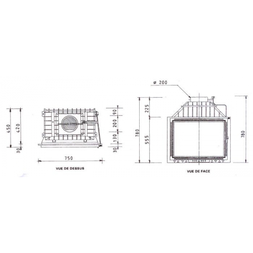 Каминная топка Fabrilor Deco 751 BR_1 Каминная топка Fabrilor Deco 751 BR_1