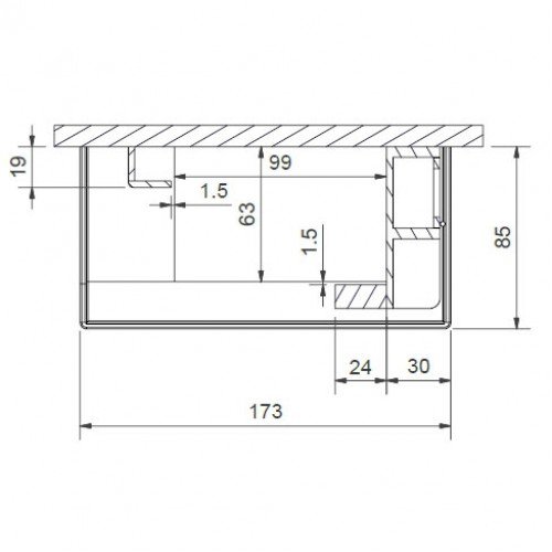 Каминная облицовка Fugar F-284, левая_2 Каминная облицовка Fugar F-284, левая_2