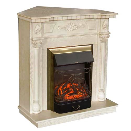 RealFlame Dacota Corner WT очаг Majestic BR S белый дуб угловой_0 RealFlame Dacota Corner WT очаг Majestic BR S белый дуб угловой_0