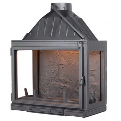 Топка Seguin prestige multivision 8000 с открытием двери в сторону + окно слева + окно справа_0 Топка Seguin prestige multivision 8000 с открытием двери в сторону + окно слева + окно справа_0