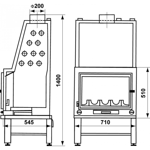 Каминная топка Tarnava AquaTar Image 26 кВт_1 Каминная топка Tarnava AquaTar Image 26 кВт_1