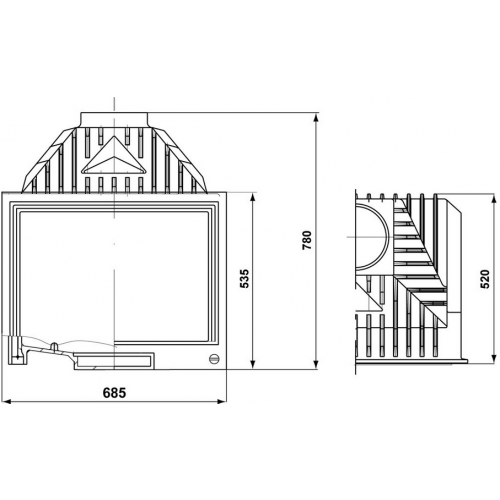Каминная топка Tarnava Professional Max Elegance 21_1 Каминная топка Tarnava Professional Max Elegance 21_1