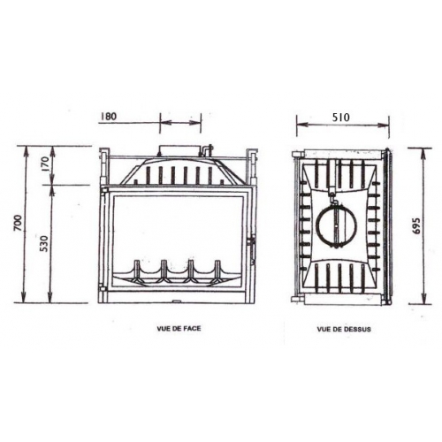 Каминная топка Fabrilor Deco 730 DO Cristall_1 Каминная топка Fabrilor Deco 730 DO Cristall_1
