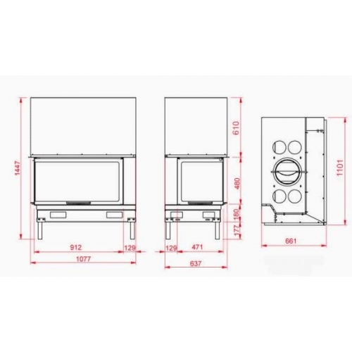 Каминная топка Axis AX FH 1200 VLD_1 Каминная топка Axis AX FH 1200 VLD_1
