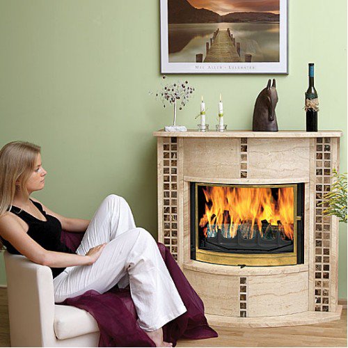 Каминная облицовка Andalusia Ariana Crema/Emperador_0 Каминная облицовка Andalusia Ariana Crema/Emperador_0