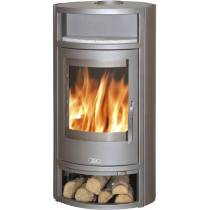 Печь-камин Polar 4 серая сталь_0 Печь-камин Polar 4 серая сталь_0