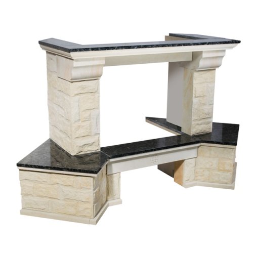 Каминная облицовка MadeIra Crocus Labradorite_3 Каминная облицовка MadeIra Crocus Labradorite_3