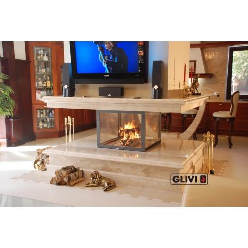 Каминная облицовка Glivi Индиго_0 Каминная облицовка Glivi Индиго_0