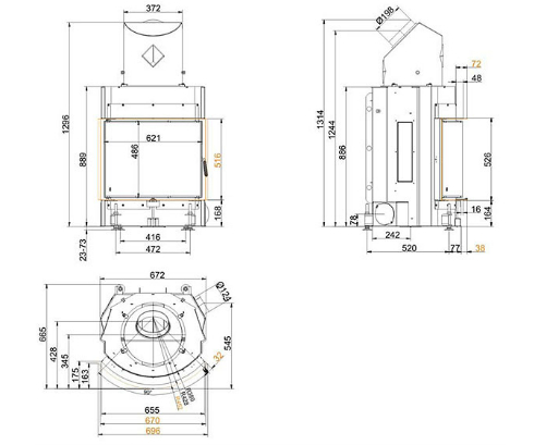 Brunner Kompakt-kamin 51/67 rund_1 Brunner Kompakt-kamin 51/67 rund_1