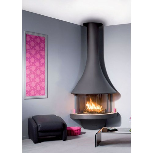 Камин JC Bordelet Eva 992 angle vitree (угловой, с закрытым очагом)_0 Камин JC Bordelet Eva 992 angle vitree (угловой, с закрытым очагом)_0