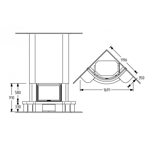 Каминная облицовка Supra Minerva_1 Каминная облицовка Supra Minerva_1