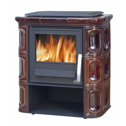 Кафельная печь Florencie вставка Комбо, коричневый_0 Кафельная печь Florencie вставка Комбо, коричневый_0