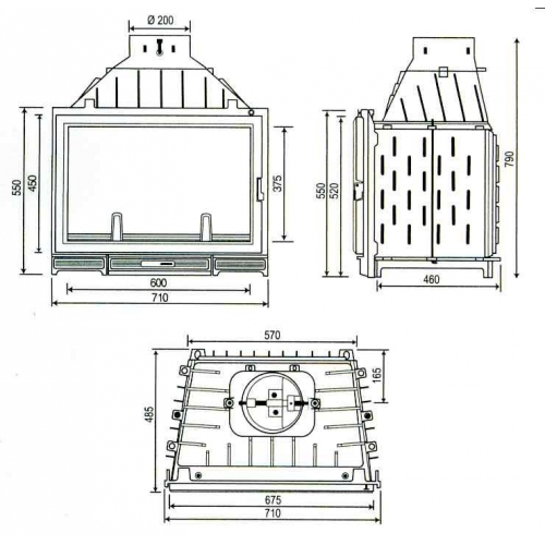 Каминная топка Seguin Kiteflam_2 Каминная топка Seguin Kiteflam_2