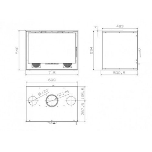 Каминная топка Hergom Sere 70 N-HF_1 Каминная топка Hergom Sere 70 N-HF_1